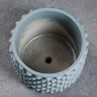 Горшок "Точки" 15х11,5см, серый  (артикул 7387190)  большой выбор товаров оптом и в розницу по низким ценам с доставкой