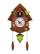 Часы настенные интерьерные, с кукушкой «Зайки», плавный ход, 30×26 см, циферблат d-10 см - Фото 1