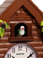 Часы настенные интерьерные, с кукушкой «Зайки», плавный ход, 30×26 см, циферблат d-10 см - Фото 4