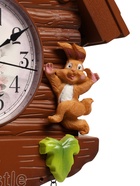 Часы настенные интерьерные, с кукушкой «Зайки», плавный ход, 30×26 см, циферблат d-10 см - Фото 5