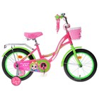 Велосипед 14" GRAFFITI Premium Girl, цвет розовый/зелёный - фото 2101012
