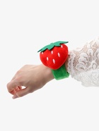 Игольница на браслете «Клубничка», 23×7 см, зелёная, красная - Фото 6