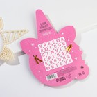 Ободок новогодний для волос жемчужный «Самой красивой девочке», единорог, 15×22 см - Фото 3