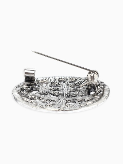 Брошь «Скандинавия. Кельтские узлы», цвет чернёное серебро