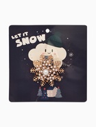 Брошь «Снежинка с жемчугом», белая в золоте - Фото 2