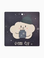 Брошь «Снежинка» роскошная, цвет белый в золоте 7709452