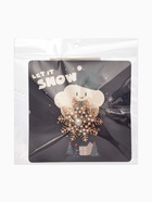 Брошь «Снежинка» роскошная, цвет белый в золоте - Фото 6