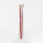 Заколка для волос с блестящими нитями, 2 шт., разноцветная - Фото 7