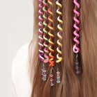Декор для волос, спираль 1 шт, 25 см, цвет МИКС - Фото 2