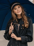 Брошь «Медуза», белая в золоте - Фото 3