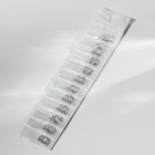 Пирсинг в бровь циркуляр, шар, d=8 мм, пара, цвет серебро - Фото 5