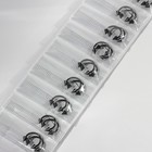 Пирсинг в бровь циркуляр, шип, d=8 мм, пара, чёрный - Фото 3