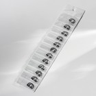 Пирсинг в бровь циркуляр, шип, d=8 мм, пара, чёрный - Фото 4