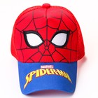 Кепка детская, красная, с сеткой, размер 52-56 «Человек-паук» - фото 35247046