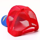 Кепка детская, красная, с сеткой, размер 52-56 «Человек-паук» - фото 35247047