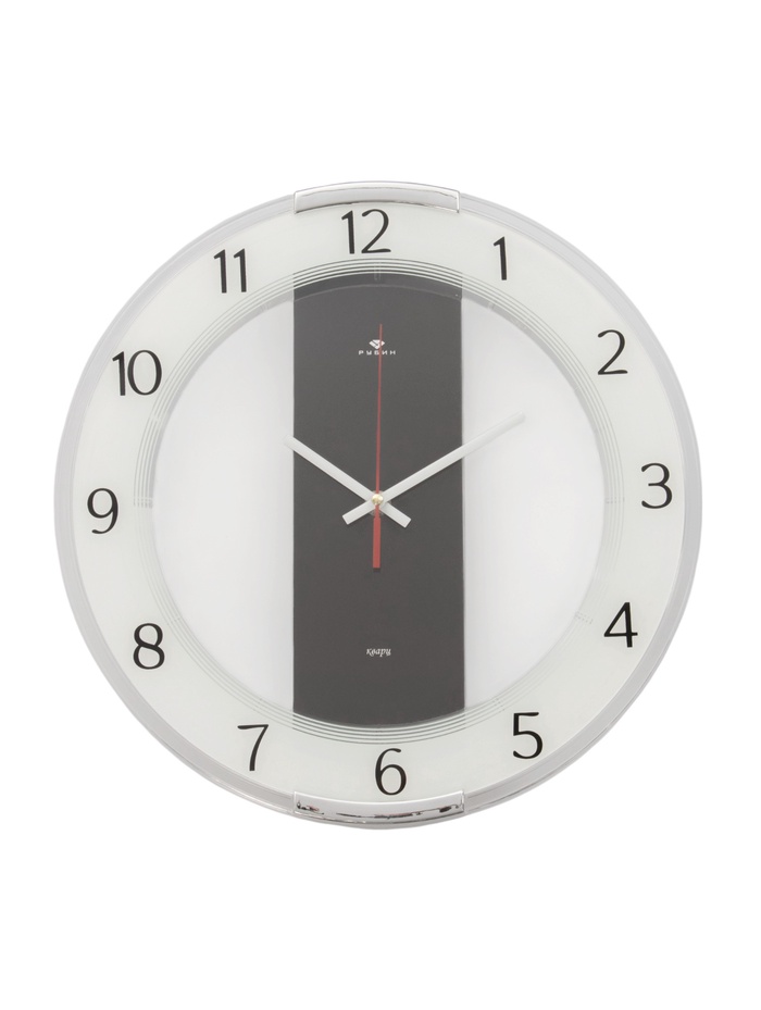 Часы настенные, интерьерные "Полоса", бесшумные, d-34 см - Фото 1