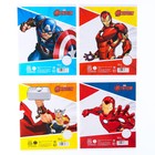 Тетрадь 18 листов, в линейку, МИКС 4 видов, обложка мелованная бумага, «Мстители» - Фото 4