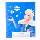 Тетрадь 18 листов в клетку, 4 вида МИКС, обложка мелованная бумага, Холодное сердце - фото 34948141