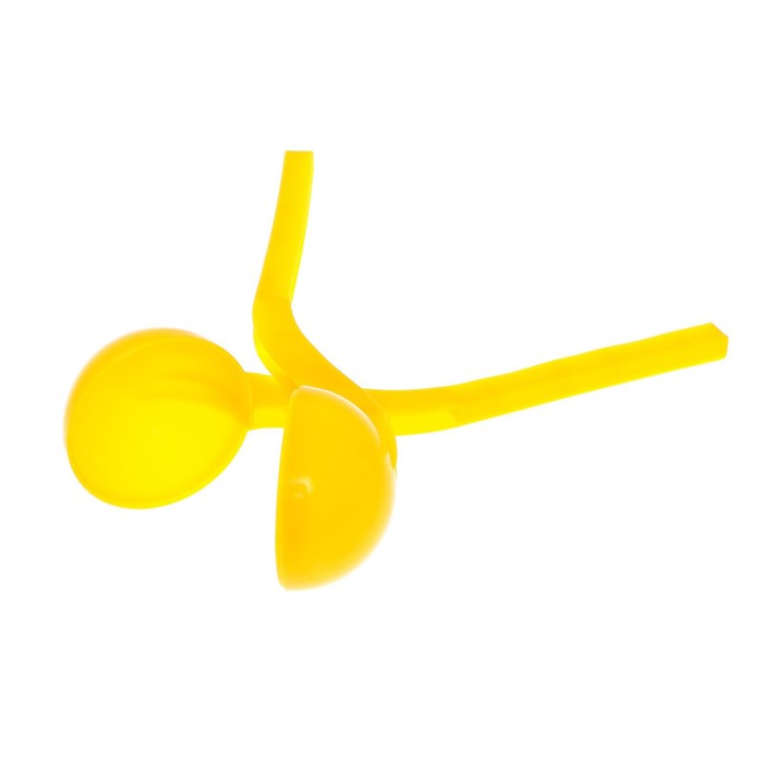 Песколеп «Колобок», d=5 см, цвет жёлтый - фото 1906023902