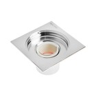 Трап AFLORN AF10510-10, d=50 мм, вертикальный, 100х100 мм, латунь, хром - фото 60803670