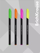 Ручка шариковая ErichKrause. Neo Accent, синий стержень, узел 0.7 мм, МИКС - Фото 7