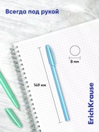 Ручка шариковая ErichKrause Neo Pastel Pearl, узел 0.7 мм, синяя, МИКС - Фото 8