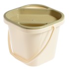 Набор игрушек для песочницы, 8 предметов: совочек, грабельки, сито, ведерко, 4 мягкие формочки - Фото 7