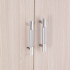 Шкаф распашной трёхстворчатый «Клик Мебель. Бася», 1200×570×2080 мм, цвет шимо тёмный/шимо светлый - Фото 4