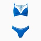 Комплект женский (топ/трусы), цвет синий, размер 80В - Фото 6