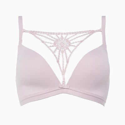 Комплект женский (топ/трусы), цвет пудра, размер 75В