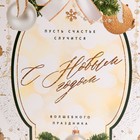 Пакет подарочный новогодний ламинированный «С новым годом», L 31×40×11.5 см 7695690 - фото 16588883