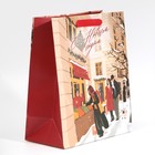 Пакет ламинированный вертикальный «Зимний город», ML 23 × 27 × 11,5 см - Фото 2
