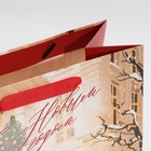 Пакет ламинированный вертикальный «Зимний город», ML 23 × 27 × 11,5 см - Фото 5