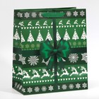 Пакет подарочный новогодний ламинированный «Новогодний подарок», ML 27 х 23 х 11,5 см, Новый год - фото 21654295