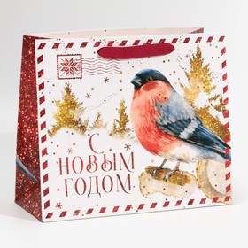 Пакет ламинированный горизонтальный «Новогодняя почта», ML 27 × 23 × 11,5 см