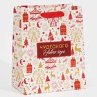 Пакет ламинированный вертикальный «Краски Нового Года», MS 18 х 23 х 10 см, Новый год - фото 21654448
