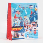 Пакет ламинированный вертикальный «Новогоднее веселье», MS 18 × 23 × 10 см - Фото 3