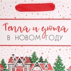 Пакет ламинированный горизонтальный «Снежок», MS 23 х 18 х 10 см, Новый год - фото 21654562