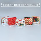 Пакет подарочный новогодний ламинированный «Сюрприз внутри», MS 18 х 23 х 10 см, Новый год (комплект 2 шт) - фото 25509672