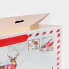 Пакет ламинированный горизонтальный «Новогодняя открытка», MS 18 × 23 × 10 см - Фото 5