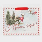 Пакет ламинированный горизонтальный «Новогодняя открытка», MS 18 × 23 × 10 см - Фото 6