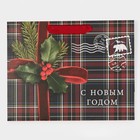 Пакет ламинированный горизонтальный «Навеяно зимой», MS 18 х 23 х 10 см, Новый год - фото 21654634