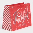 Пакет ламинированный горизонтальный «Лучший подарок», MS 18 х 23 х 10 см, Новый год - фото 21654665