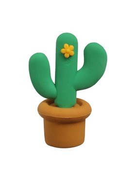 Ластик фигурный «Кактус», МИКС (комплект 4 шт)