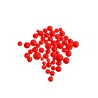 Насадка пенопластовые шарики, клубника, красная - фото 6634411