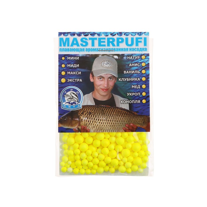 

Насадка пенопластовые шарики, вкус мёд, цвет жёлтый