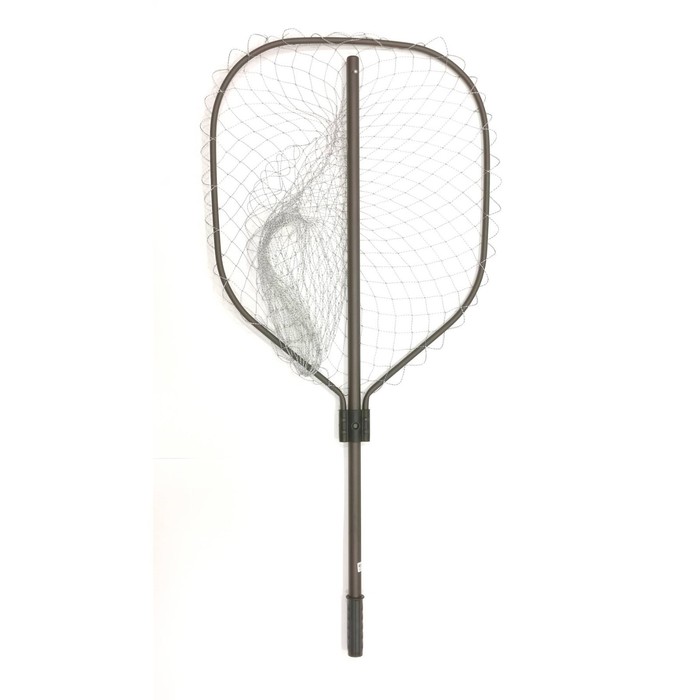Подсачник «Квадрат», теннисная струна, d=55 см, 195 см, цвет бронза - Фото 1