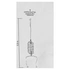 Снасть карповая, кормушка «Еж», коромысло, 2 крючка №4, 35 г - фото 24678437