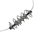 Снасть карповая, кормушка «Еж», коромысло, 2 крючка №4, 35 г - фото 24678441