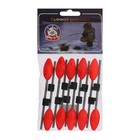 Сторожок «В-КШ-2», овал, пенопласт, 6-8 г (комплект 10 шт) - фото 23292324